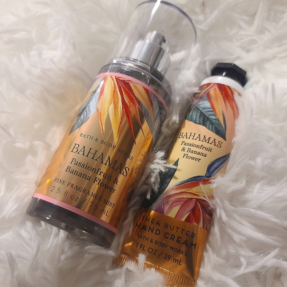DISCONTINUED Bath & Body Works Bahamas Body Spray & Shea Butter Set